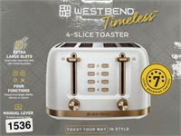 WESTBEND TIMELESS TOASTER RETAIL $30