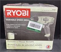 (ZZ) RYOBI CORDED VARIABLE SPEED DRILL, model