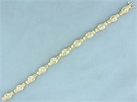 2ct TW Baguette Diamond Bracelet in 14K Yellow Gol