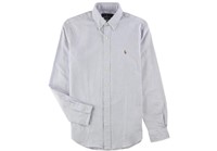 Ralph Lauren Men's Pinstripe Button Down Shirt L