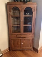 Oak Corner cabinet