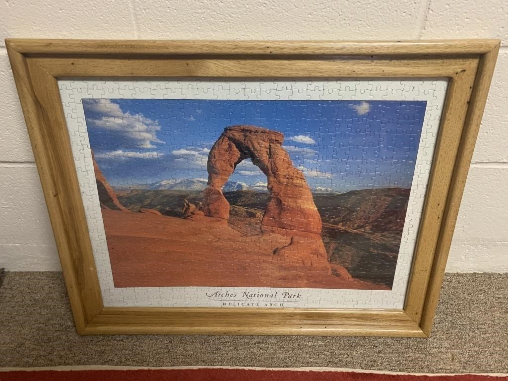 Framed Puzzle - Arches National Park 27" x 21 1/2"