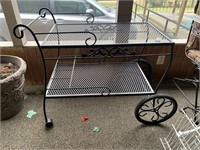 Wrought iron cart