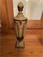 Decorative finial urn, approximately 25" tall