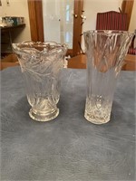 Crystal d'arques Chatelet crystal vase and