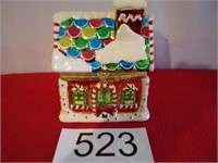 Gingerbread House Ceramic Music Box