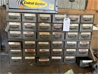 Metal Storage boxes with bolts etc