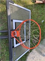 Basketball goal with weighted base