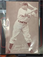 1947 baseball card  tommy holmes
