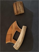 Ula Knife with stand from Alaska - Stellar Sea Cow