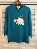 VINTAGE THE QUACKER FACTORY SWEATER SMALL
