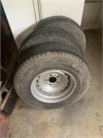 (3) 23575R15 Tires and Rim (5 lug) - 2 General