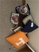 Pillows:  assorted including UT