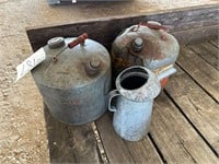 Metal Oil & Gas Cans