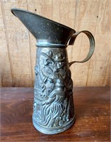 Vintage Made in England Metal Pitcher