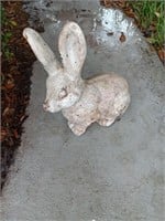 Concrete Bunny rabbit 15 inches tall.