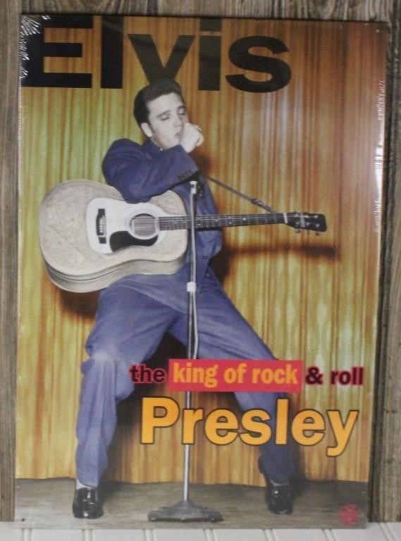 Elvis Presley Metal Sign (King of Rock & Roll)