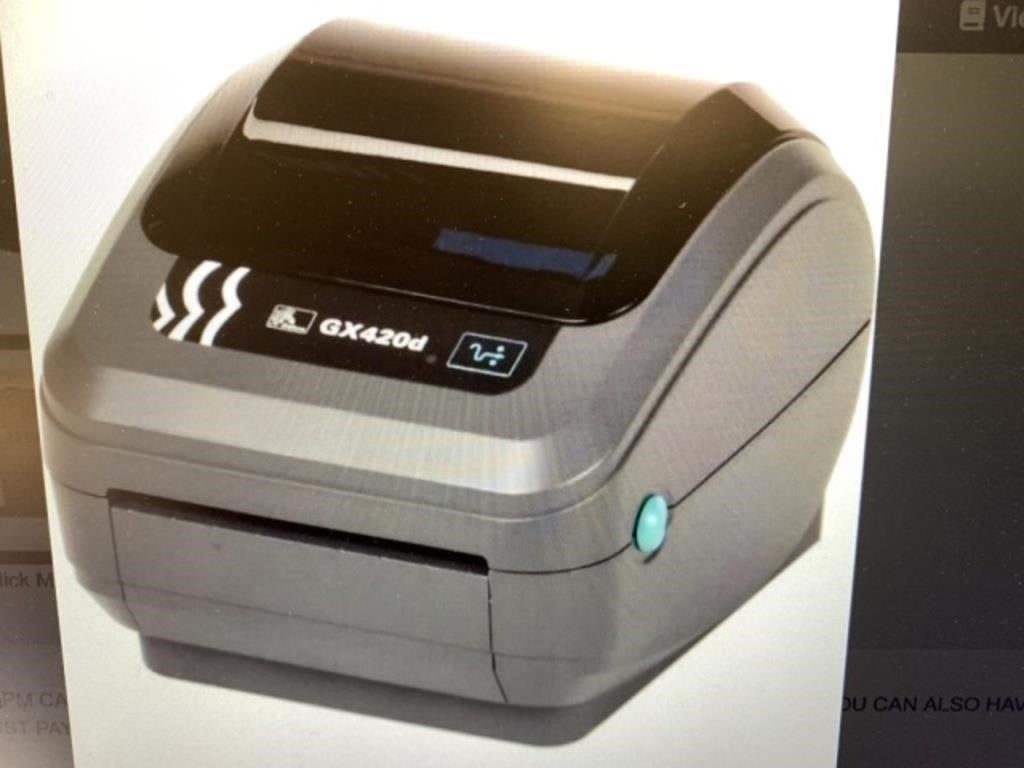 New Zebra GX420d Thermal Label Printer