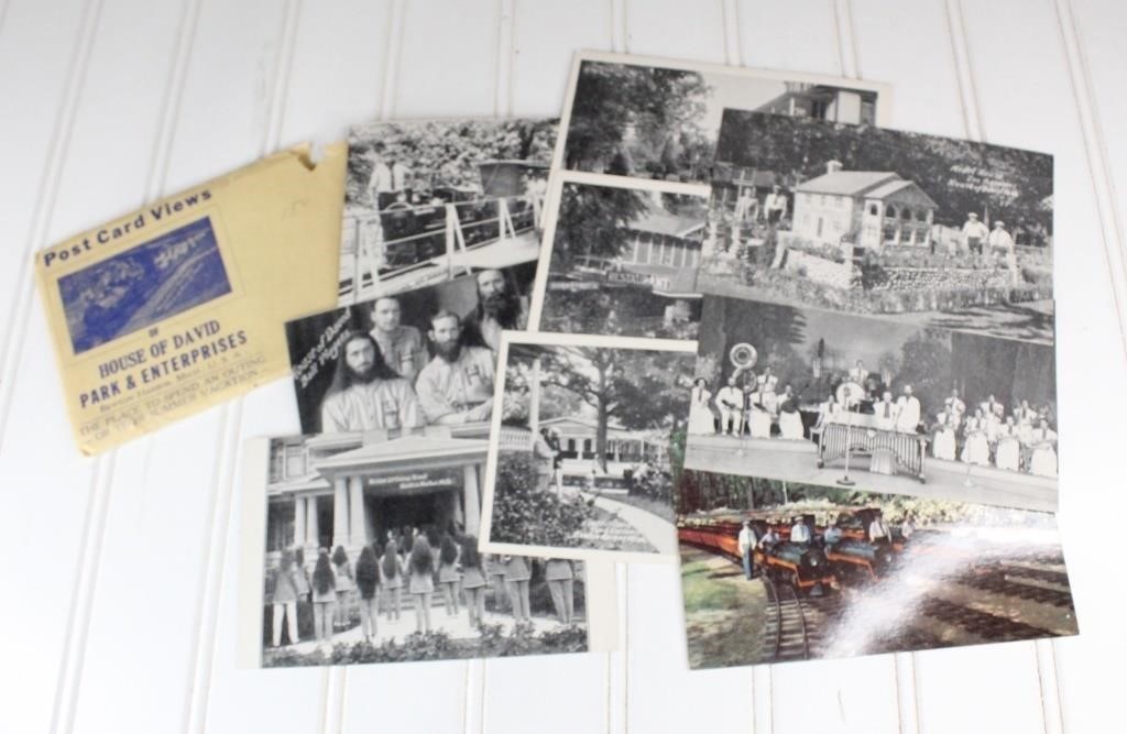 (9) Vintage House of David Postcards (Benton