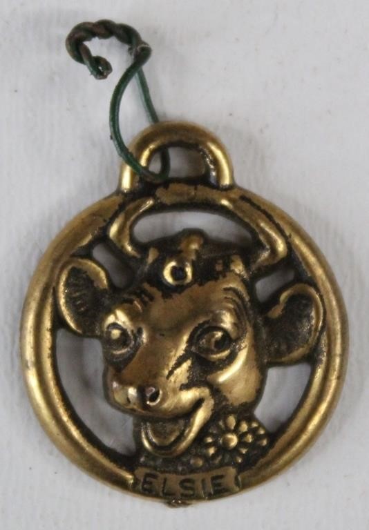 Rare Borden's Dairy Elsie Cow Charm