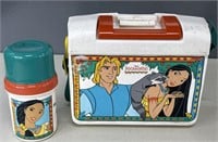 Vintage Pocahontas Lunch Box and Thermos