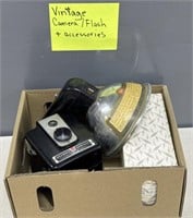 Vintage Camera/Flash and Accessories