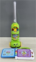 Working Toy Vacuum and Story Book