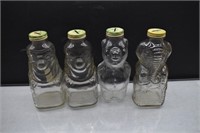 4- 1950s Grapette Family Syrup Bottle Banks