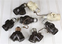 Assorted Light Socket Plugs