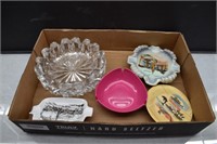 Assorted Ashtrays and More