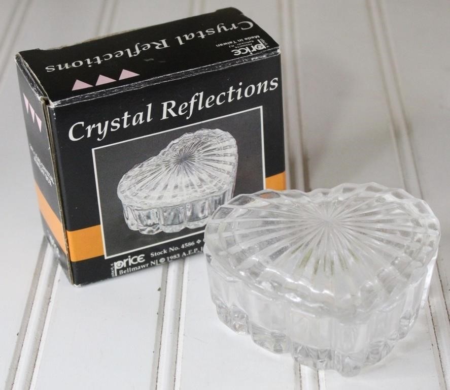 Crystal Jewelry Box (Crystal Reflections) NOS