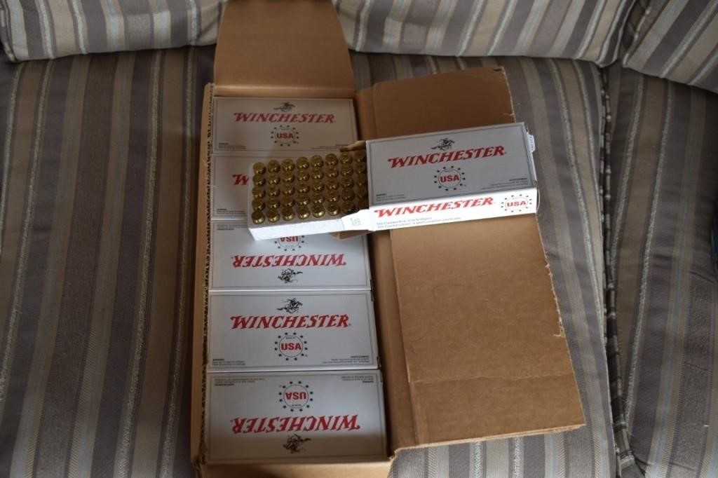 Winchester Ammunition, 45 G.A.P., 11 full Boxes