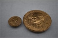 George Bush Inaugural Bronze Medal, 3" diameter