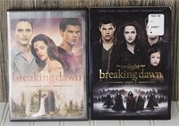 Twilight Breaking Dawn DVD's (Parts 1 & 2)