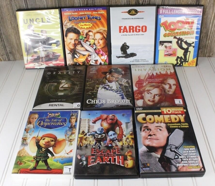 (10) Assorted DVD Movies