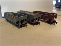 Lot of 3 Model Train Cars (hallway)
