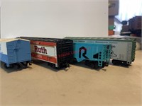 Lot of 4 goods Transfer Model Train Cars