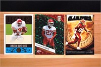3 Card lot 49ers and Cheifs Players RARE INSERTS