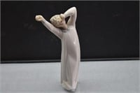 Lladro "Boy Yawning" Porcelain Figurine