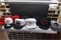 Assortment of Collectable Racing Hats/Caps