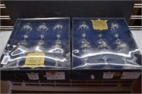 Heavy Lead Crystal Stemware in original boxes