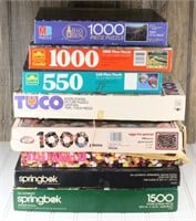 Stack of Assorted Puzzles