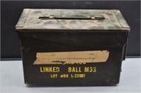 Metal Military Ammunition Box w/ oil can spouts