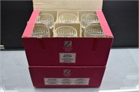 2 Boxes of 6 Lead Crystal Stemware, Germany