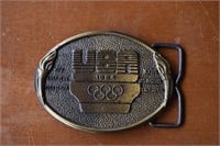 Olympic Committee 84 Olympics Belt Buckle