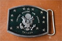 R.L. Fortune U.S. Air Force Retired Belt Buckle