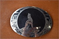Award Design Medals Coyote Howling Belt Buckle
