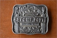 Stone Post Limited Edition Belt Buckle