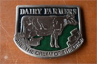 Dairy Farmers Cream of the Crop Belt Buckle