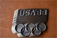 Olympic Sports U.S.A '88 Belt Buckle